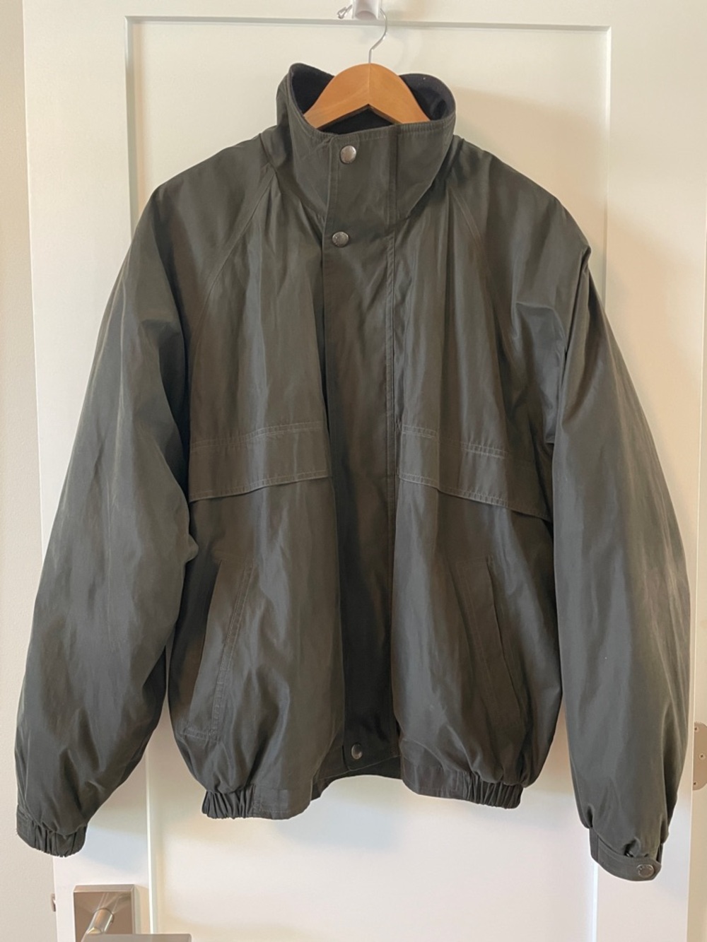 Claiborne Men's Olive Green Lined Jacket